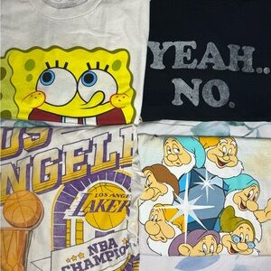 Bundle of Four Medium Shirts - Hollister, Diamond Supply, etc.